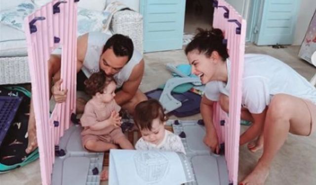 Χριστίνα Μπόμπα: Στη Μύκονο με την πεθερά της και τις δίδυμες κόρες της