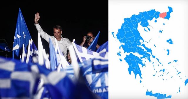 Εκλογές 2023: Θρίαμβος της Νέας Δημοκρατίας - Διαφορά 20 μονάδων με την ενσωμάτωση πάνω από το 80%