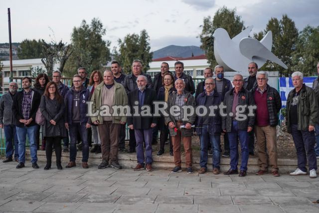 Ο ΣΥΡΙΖΑ Φθιώτιδας τίμησε την επέτειο της εξέγερσης του Πολυτεχνείου