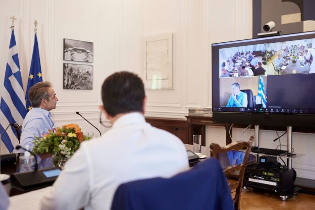 Τηλεδιάσκεψη Μητσοτάκη με το Συντονιστικό της Λάρισας: Ξεκινά τις επόμενες ώρες η καταβολή των αποζημιώσεων