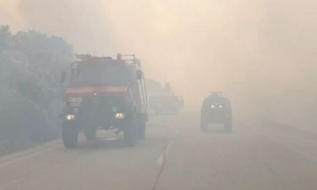 Αχαΐα: Φωτιά στην περιοχή Φλόκα - Ισχυρές δυνάμεις της πυροσβεστικής