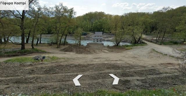 Προχωρά η νέα μεταλλική γέφυρα του Καστρίου