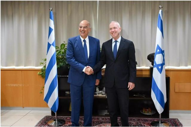 Δένδιας από το Ισραήλ: Η Ελλάδα είναι βάση αρχών αντίθετη προς οποιαδήποτε προσπάθεια αλλαγής των συνόρων