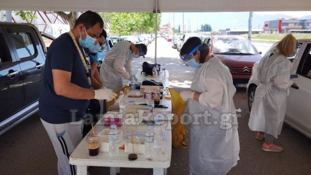 Λαμία: Έκρηξη κρουσμάτων στην δειγματοληψία της οδού Φιλίας