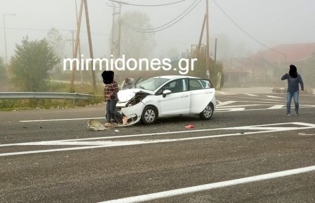 Φθιώτιδα: Τροχαίο λόγω ομίχλης στον κόμβο Ξυνιάδας