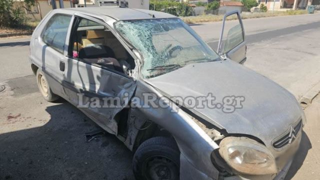 Λαμία: Τροχαίο σε διασταύρωση με έναν τραυματία - Δείτε εικόνες