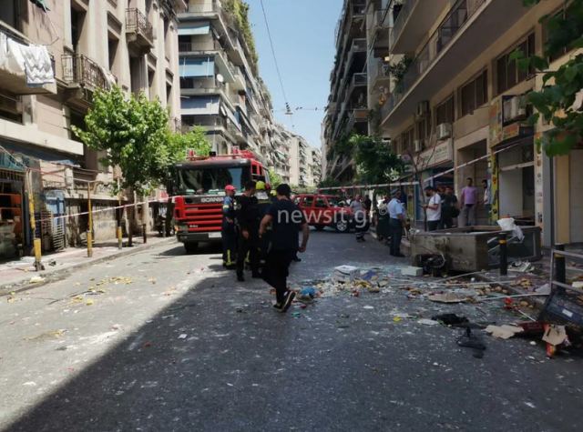 Έκρηξη σε κατάστημα στο κέντρο της Αθήνας με έναν τραυματία - Εικόνες απόλυτης καταστροφής!