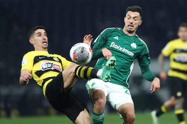 ΑΕΚ – Παναθηναϊκός 2-2: Φοβερό ντέρμπι γεμάτο γκολ και συγκινήσεις