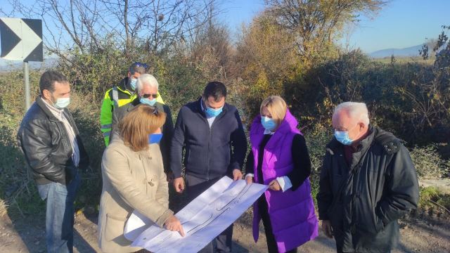 Επίβλεψη έργων στη Βοιωτία από το Φάνη Σπανό
