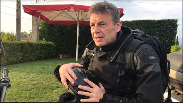 Περιοδεία στη Στερεά με μηχανή κάνει ο Απ. Γκλέτσος - ΒΙΝΤΕΟ