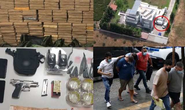 Θεσσαλονίκη: Στη φυλακή οι 4 Βρετανοί για τα 300 κιλά κοκαΐνης - 