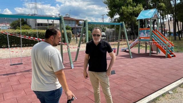Μεγάλη Βρύση: Ολοκληρώθηκε η κατασκευή της παιδικής χαράς