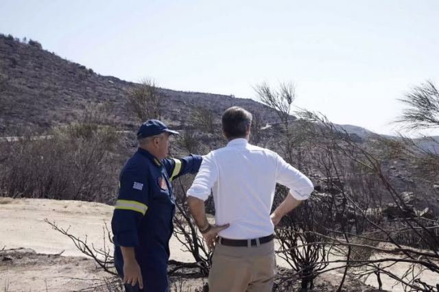 Κυριάκος Μητσοτάκης από Πεντέλη: Άμεσα οι αποζημιώσεις – Έχουμε και τον Αύγουστο μπροστά μας, να είμαστε έτοιμοι