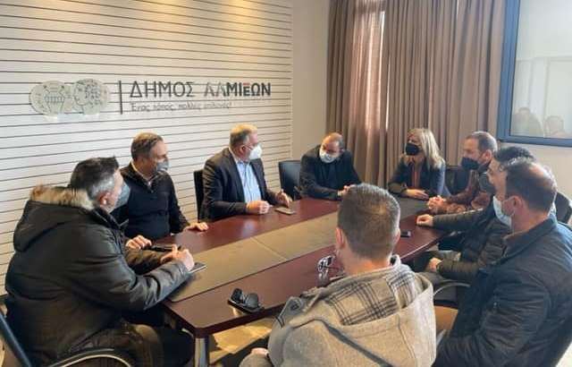 Συνάντηση Αστυνομικών - Δημάρχου Λαμιέων