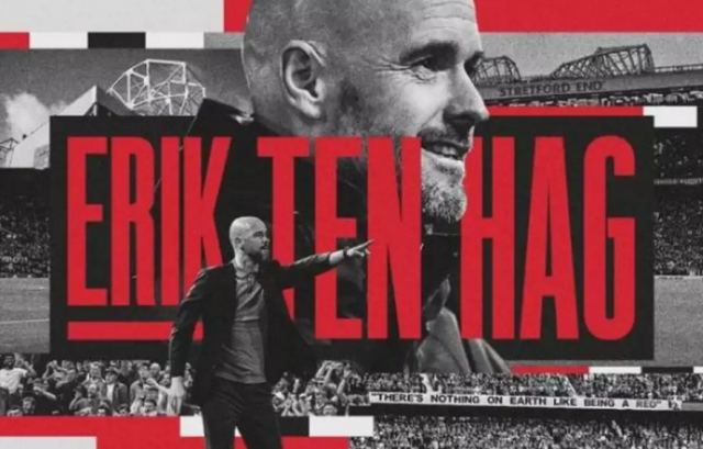 Προπονητής της Μάντσεστερ Γιουνάιτεντ κι επίσημα ο Έρικ Τεν Χαγκ