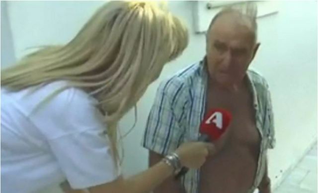 Φωτιά στην Πεντέλη: Ο παππούς που έκανε δημοσιογράφο να δακρύσει – «Δε φεύγω ούτε πεθαμένος»