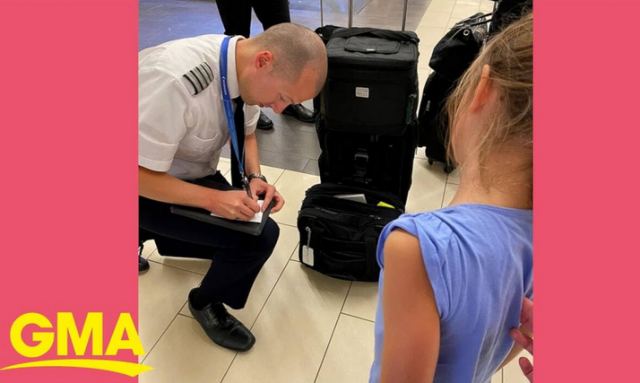 Κοριτσάκι έχασε το δόντι του σε πτήση και ο πιλότος έκανε μια συγκινητική πράξη