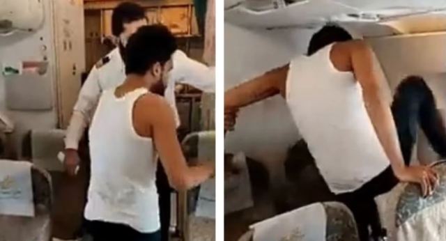 Βίντεο: Επιβάτης κλωτσάει με μανία παράθυρο αεροπλάνου την ώρα της πτήσης