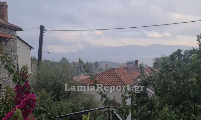 Μπουρίνι σάρωσε και τη Φθιώτιδα