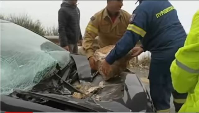 Διακοπή κυκλοφορίας στο 5ο χλμ Αράχωβας - Λιβάδι Παρνασσού