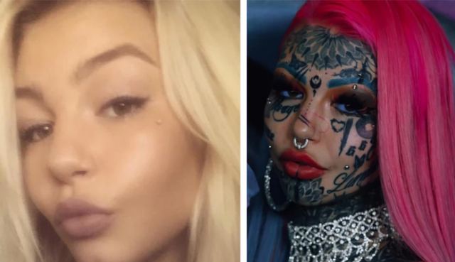 Η απίστευτη μεταμόρφωση μετά από 600 τατουάζ ακόμη και στα μάτια αξίας 250.000 δολαρίων