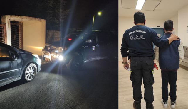 Μεταμεσονύκτια επιχείρηση για τη μεταφορά παιδιού σε Νοσοκομείο