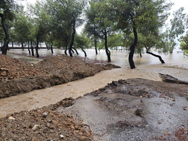 Ο Daniel πέρασε με σφοδρότητα από την Εύβοια