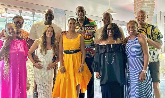 Ο Μάικλ Τζόρνταν με τον Μάτζικ Τζόνσον και τον Σάμουελ Τζάκσον κάνουν μαζί διακοπές στο Κάπρι