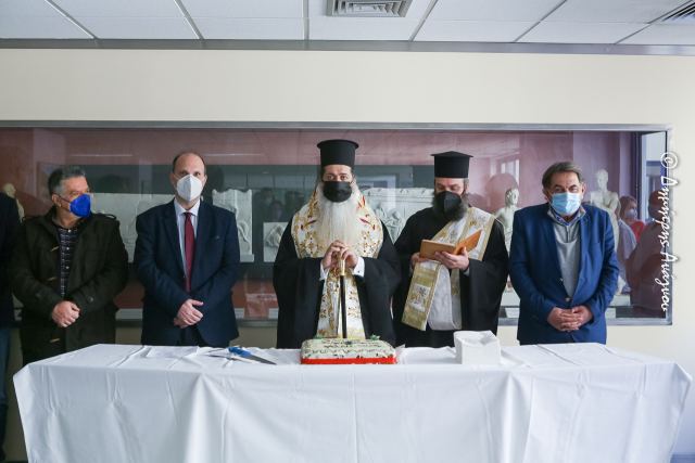 Ο Φθιώτιδος Συμεών στο Γενικό Νοσοκομείο Λαμίας