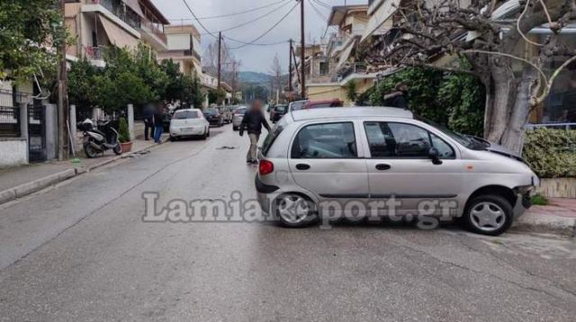 Λαμία: Τροχαίο ατύχημα με τρία εμπλεκόμενα