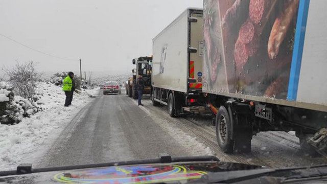 Κανονικά η κυκλοφορία των φορτηγών στην π.ε.ο. Χαλκίδας - Θηβών