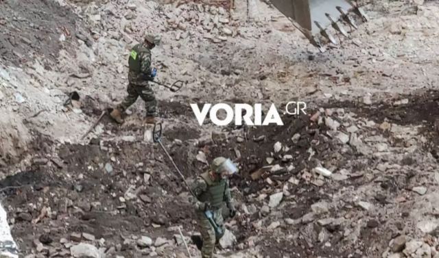 Θεσσαλονίκη: 29 οι οβίδες σε οικόπεδο που για 50 χρόνια υπήρχε πολυκατοικία – Ποια είναι η εξήγηση