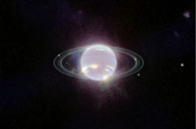 James Webb: Κατέγραψε νέα εντυπωσιακή φωτογραφία του Ποσειδώνα και των δακτυλίων του