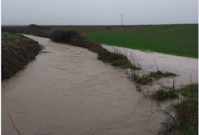 Πλημμύρισαν χωράφια στο Δομοκό - Δείτε εικόνες