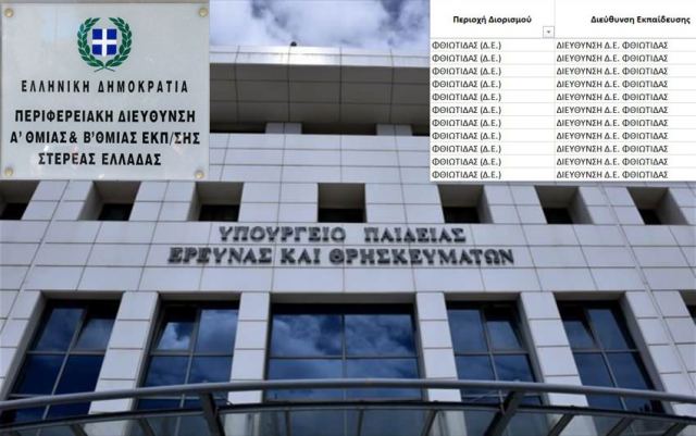 Φθιώτιδα: Ποιοι εκπαιδευτικοί γενικής παιδείας και μουσικοί διορίζονται