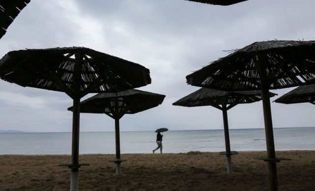 Καταιγίδα στο Μαρτίνο μετά την πυρκαγιά