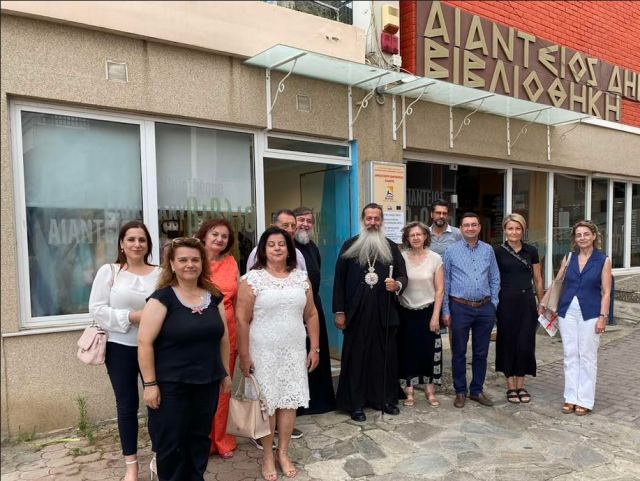 Ο Φθιώτιδας Συμεών Πρόεδρος στην «Αιάντειο» Δημόσια Βιβλιοθήκη Αταλάντης