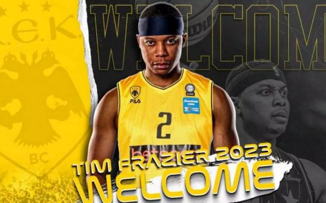 Η ΑΕΚ ανακοίνωσε τον Τιμ Φρέιζερ