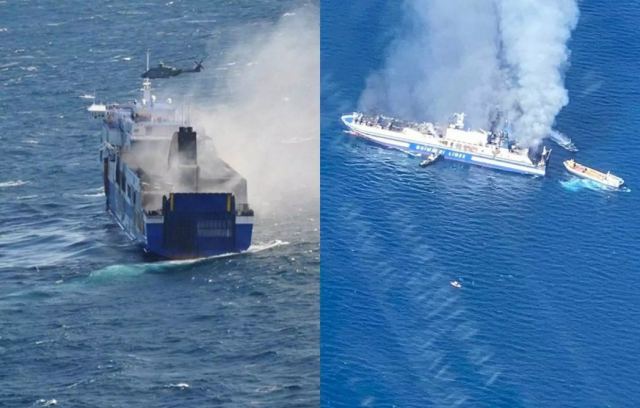 Φωτιά σε πλοίο στην Κέρκυρα: Επιβάτης έζησε τον ίδιο εφιάλτη και στο Norman Atlantic