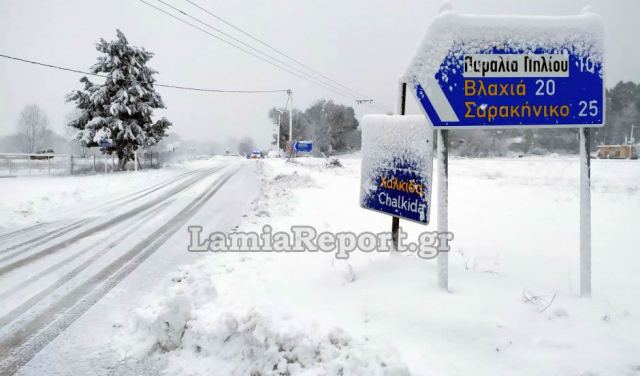 Μέσα στο χιόνι Μαντούδι και Προκόπι (ΒΙΝΤΕΟ-ΦΩΤΟ)