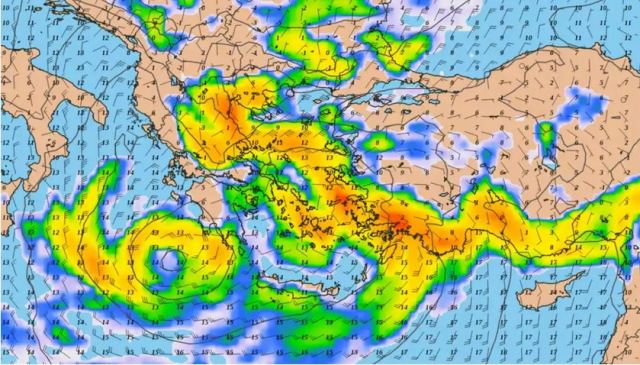 Έκτακτο δελτίο επιδείνωσης από την ΕΜΥ - Ο «Διομήδης» σαρώνει με χιόνια, καταιγίδες, ανέμους και βουτιά της θερμοκρασίας