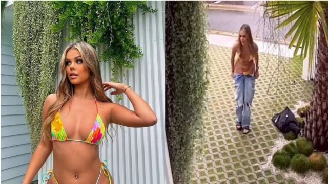 «Χλιδάτη» Influencer ξεσκεπάστηκε στο Παλμ Μπιτς: Πήγε σε ξένη βίλα, κατέβασε το παντελόνι να φανεί το μαγιό και έβγαλε φωτογραφία (vid)