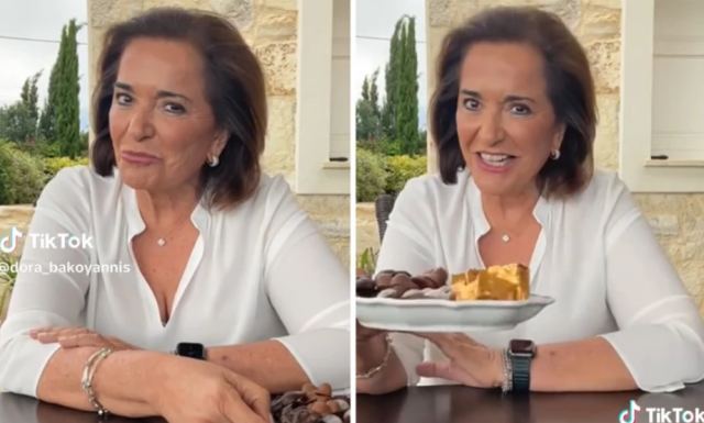 H Ντόρα Μπακογιάννη άνοιξε λογαριασμό στο TikTok και κερνάει τους followers της… σσσοκολατάκια!