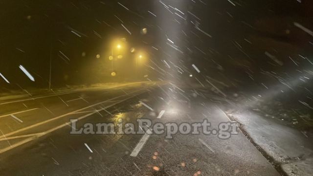 Φρέσκο χιόνι στα ορεινά της Φθιώτιδας (ΦΩΤΟ)