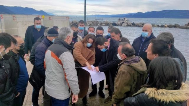 Αυτοψία Σπανού στο λιμάνι της Αρκίτσας