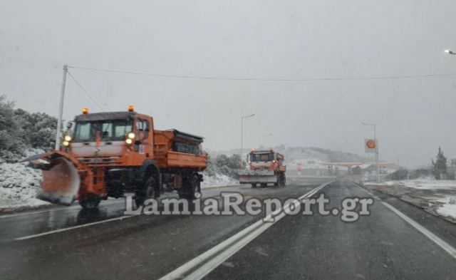 Χιονιάς: Κανένα πρόβλημα στους οδικούς άξονες