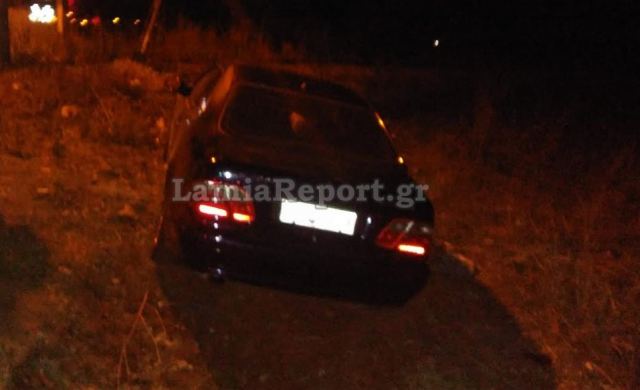 Τροχαίο: Έφυγε στα χωράφια η Mercedes!