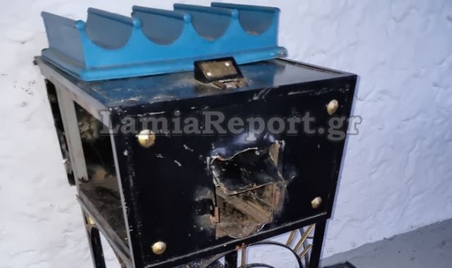 Λαμία: Διέρρηξαν το παγκάρι από παρεκκλήσι Κοιμητηρίου