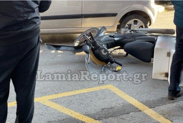 Λαμία: Τροχαίο με ντελιβερά σε διασταύρωση «καρμανιόλα» - Δείτε εικόνες