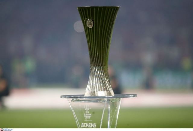 Το τρόπαιο του Conference League «παρουσιάζεται» στο ελληνικό κοινό σε OPAP Arena και πλατεία Κοτζιά